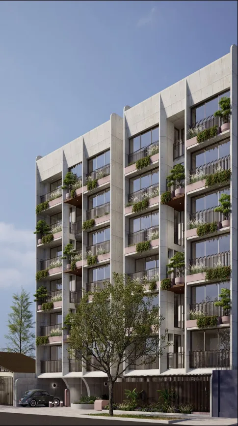 Renders y planos arquitectónicos